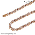 43299 Xuping fashion design 18k gold plated jewelry stone chain for women